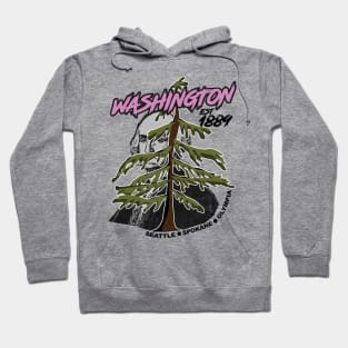 Washington State Graphic T-Shirt Hoodie